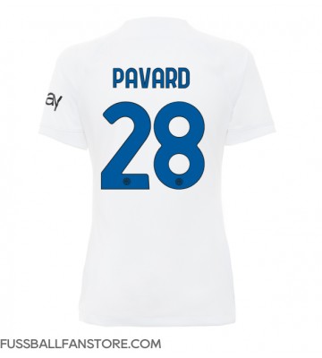 Inter Milan Benjamin Pavard #28 Replik Auswärtstrikot Damen 2023-24 Kurzarm